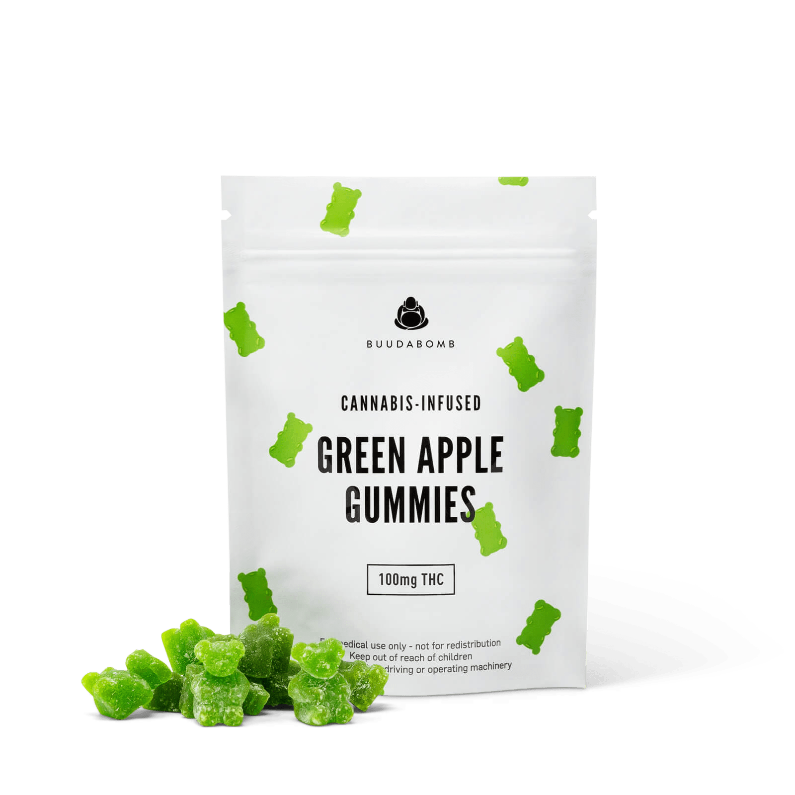 Organic Green Apple Gummies - Natures Euphoria